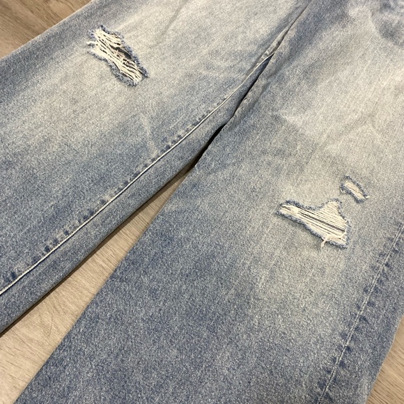 Pistola Hendrix apprentice distressed high rise baggy wide leg jeans 31 - Picture 3 of 11